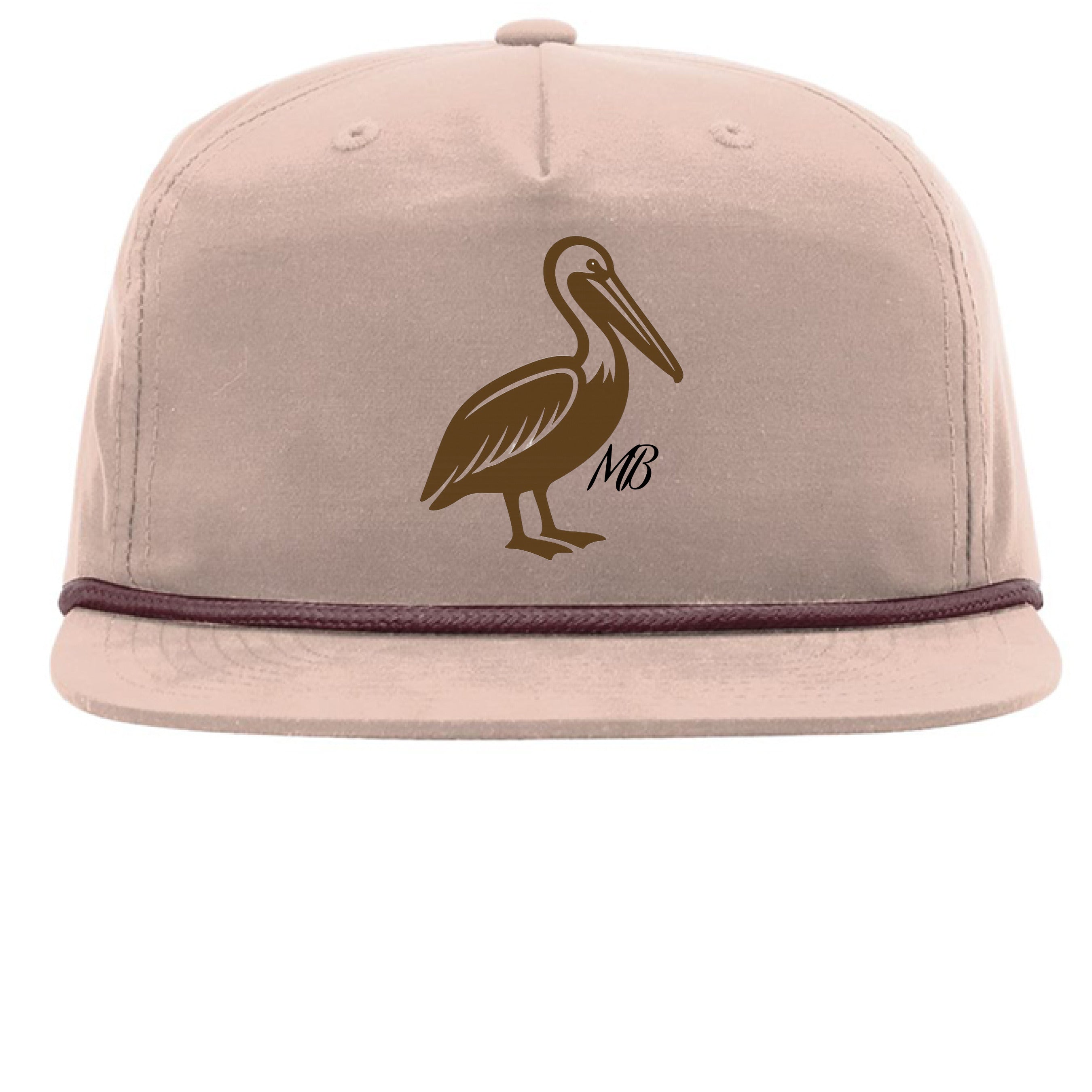 Pale Peach/ Maroon - FRONT